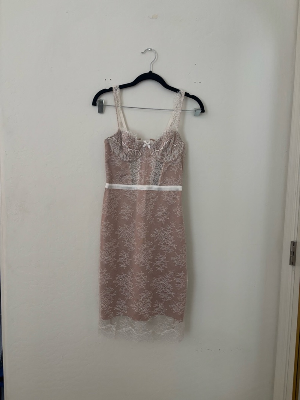 Vintage Victoria’s Secret Lace Corset Slip Dress